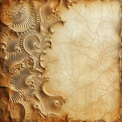 Grunge paper background with abstract pattern. Old paper texture.Image generated AI.
