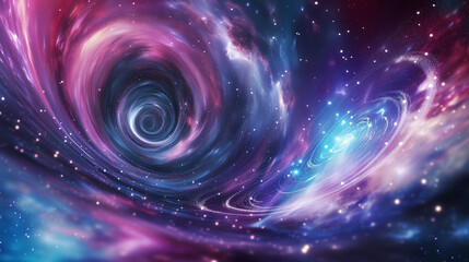 dynamic dimensions background reminiscent of a cosmic playground, Generated AI