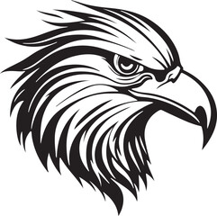 eagle head vector illustration 