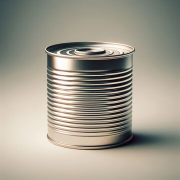  tin cans against