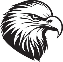 eagle head vector illustrator 