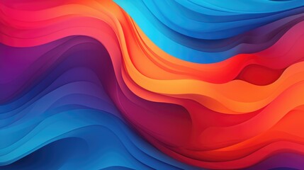 Obraz premium abstract colorful wave background