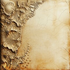 Grunge paper background with abstract pattern. Old paper texture.Image generated AI.