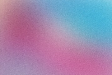 Fototapeta premium rough grunge grainy noised blurred color gradient, pink, peachy, violet, blue color gradient background, dark abstract backdrop, banner poster card wallpaper website header design 