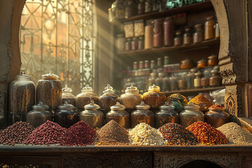 Arabic spice market