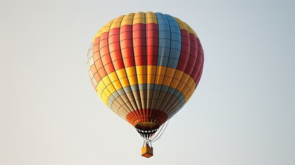 Fototapeta na wymiar Hot air balloon in the sky. Colorful hot air balloon