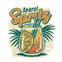 Pina Colada cocktail tee print vector with leaves and slice of pineapple for cocktail bar or drink summer party. Pina alcohol cocktail lettering with rum for beach bar and cafe menu