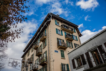 Dans les rues de Chamonix Mont-Blanc