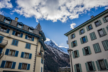 Dans les rues de Chamonix Mont-Blanc