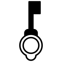 Search Key solid glyph icon © kiran Shastry