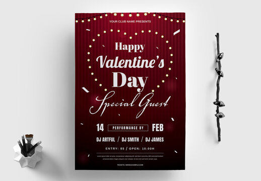 Valentine Flyer Template