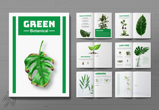 Botanical Brochure Template