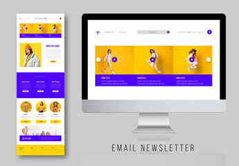 Email Newsletter Layout