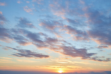 The background of beautiful sky