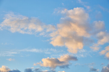 The background of beautiful sky