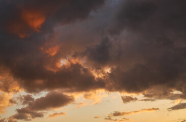 The background of beautiful sky
