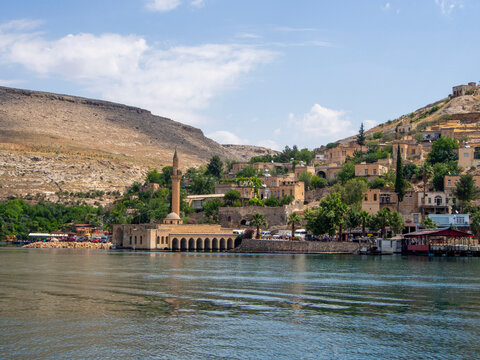 the sunken city Halfeti, Sanliurfa, Turkey