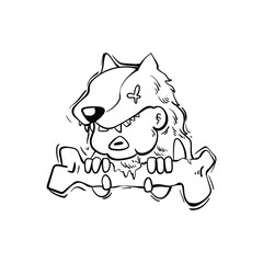 funny stickers of ancient people only black lines