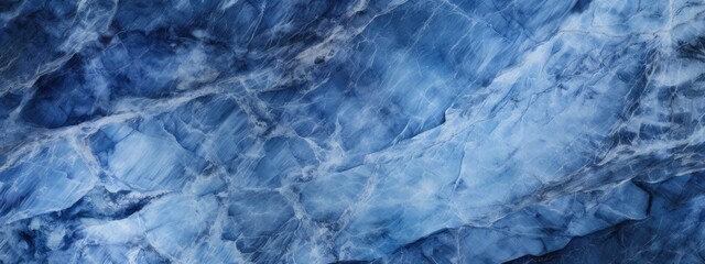 Luxury blue marble background. Modern banner. Real natural blue marble and surface background 	