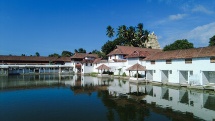 Fototapeta na wymiar Sree Padmanabha swamy temple, Thiruvananthapuram, Kerala 