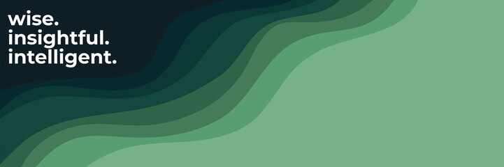 abstract uturistic flowing green wave background vector illustration good for web banner, ads banner, booklet, wallpaper, background template, and advertising