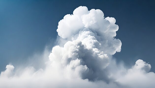 a collection of white and wispy smoke coming out from a source cartoon style steam cloud rising up into the skyillustration