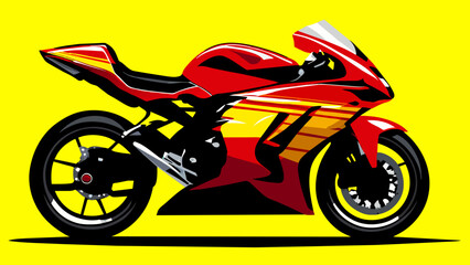 Racing motorcycle leathers. vektor illustation