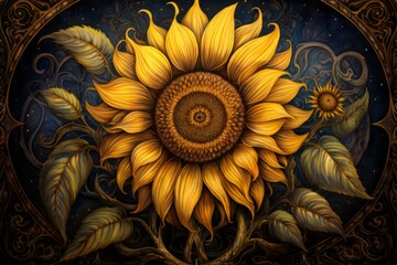 Radiant Sunflowers - Generative AI