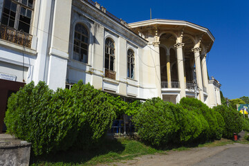 Fototapeta premium Railway station New Athos