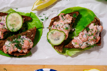 Swedish  shrimp salad skagenrora