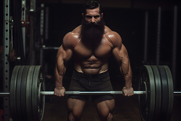 strong men do weightlifting