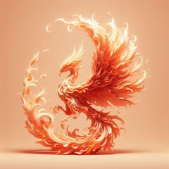 illustration of a phoenix bird
