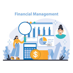 Strategy and management concept. Detailed analysis of financial health, budget management, and growth metrics. Ensuring profitable strategies, resource allocation, and economic stability.