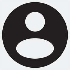 User profile login clip art my account icon no image sign EPS, yin yang button