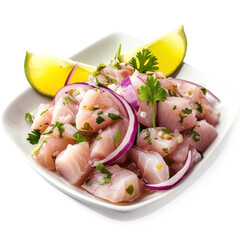 White fish Seviche salad. 