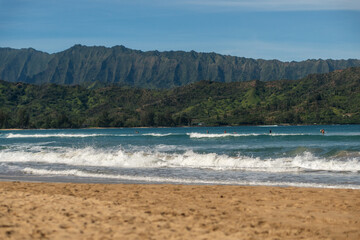 waves on the beach