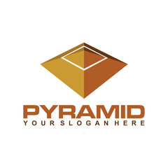 Pyramid Logo template and logogram 