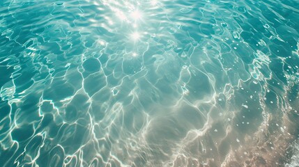 Fototapeta premium Emerald Enchantment: Captivating Oceanic Beauty