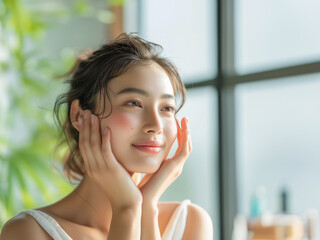 若い女性のビューティーイメージ