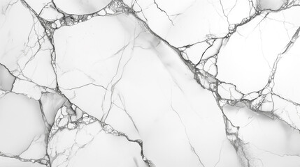 Modern white marble background, accentuated with grey veining.