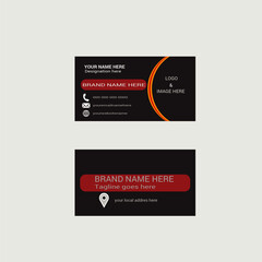 Creative and clean business card template, Modern business card, personal visiting card with logo company