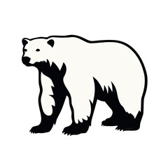 polar bear illustration