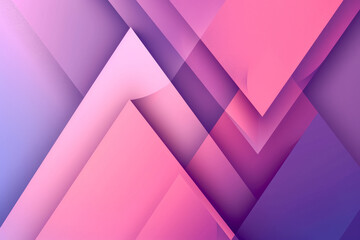 background with a gradient of pink and purple, with a white triangle in the center.