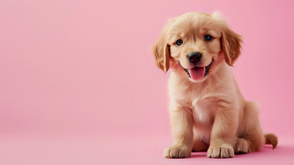 golden retriever puppy - obrazy, fototapety, plakaty