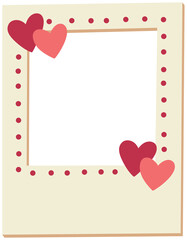 Valentines Day Hearts Photo Frame