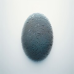 fingerprint on white
