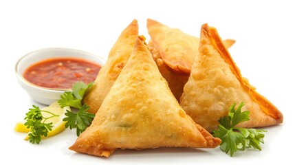 Samosa Spicy smosa iftaari dish Indian ramadan food, Pakistani Iftar meal.