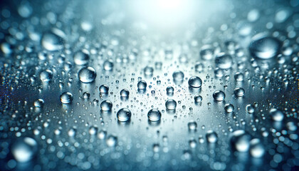 Crystal Clarity: Droplets of Freshness