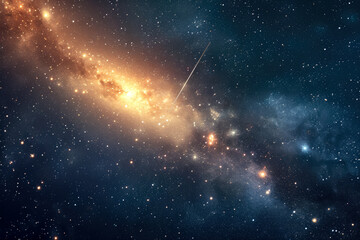celestial panorama of stars and galaxies stretching out into infinity