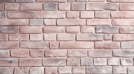 Fototapeta premium Light pink brick wall texture background, wall, stone, brick, texture, pattern, architecture, rock, block, construction, building, surface, old, material, rough, backgrounds, cement, textured